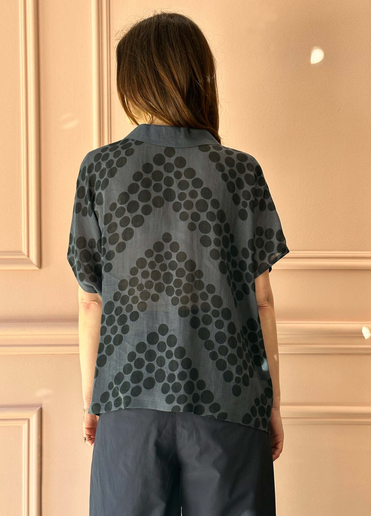MINA PERHONEN Kupla Top - Charcoal | Garmentory