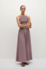Faithfull The Brand Laia Maxi Dress - Deep Red - Thumbnail 2