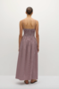Faithfull The Brand Laia Maxi Dress - Deep Red - Thumbnail 4