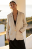 Modern Sunday Vintage Button Blazer - Natural - Thumbnail 1