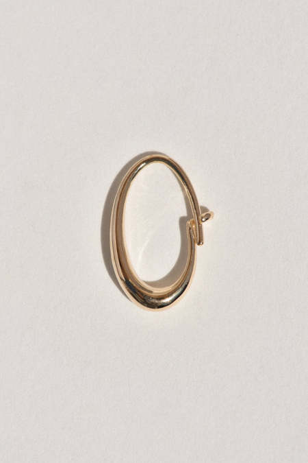 Leigh Miller White Bronze Grande Barrette Leigh Miller White Bronze Grande Barrette | Garmentory main image 4