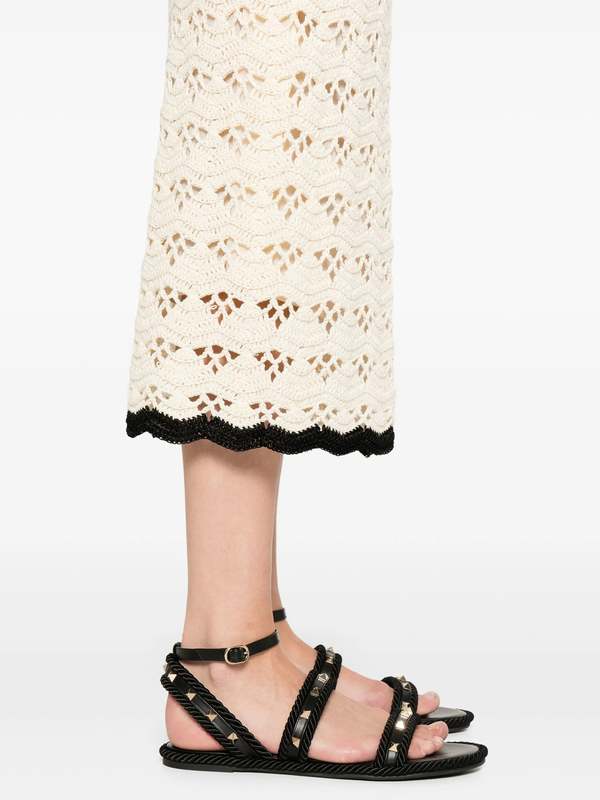 スカート Zimmermann FW25 Rhiannon Crochet Skirt (3174SSS251 CRBL) ZIMMERMANN Rhiannon Crochet Skirt | TNT - The New Trend