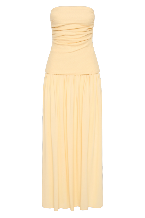 Faithfull The Brand Hedy Maxi Dress - Butter