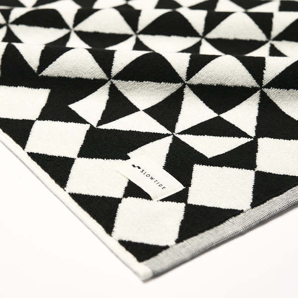 Slowtide Gatsby Bath Towel - Black Slowtide Gatsby Bath Towel - Black