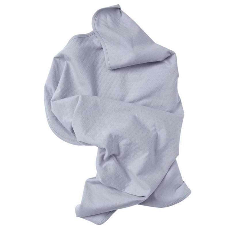 KIDS Tane Organics Essential Swaddle Blanket - FOG GREY