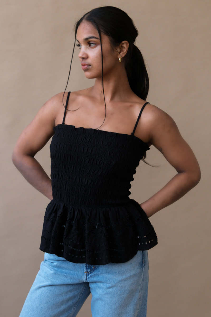 DAMSON MADDER Martina Cami Top - Black