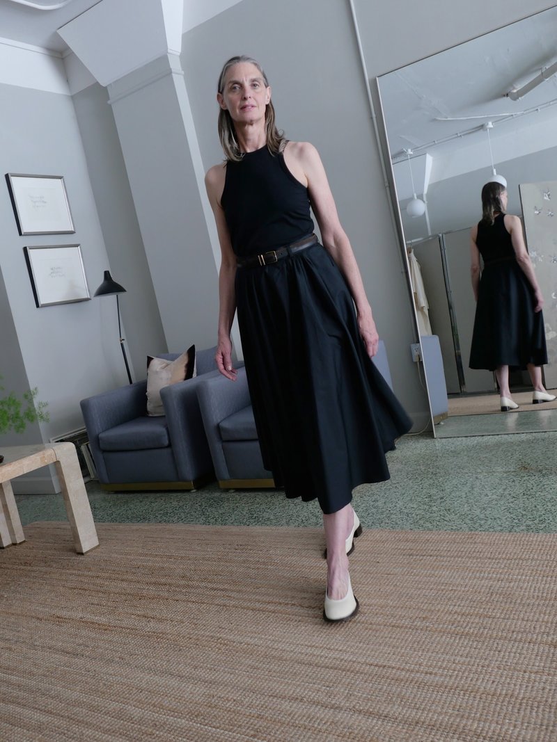 スカート MKDT Studio Novo pleated skirt in black MKDT Studio Novo pleated skirt in black | TheDoubleF