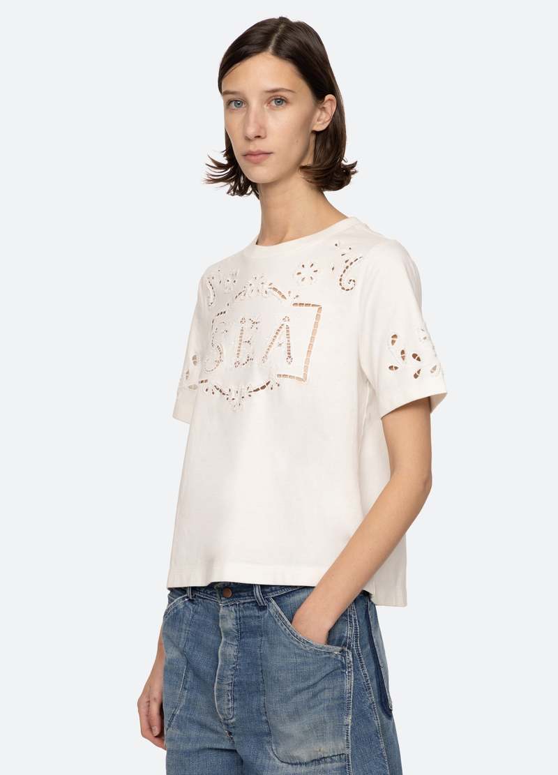 seaニューヨーク半袖 Tシャツ ホワイト XS sea New York ホワイト 半袖Tシャツ XS