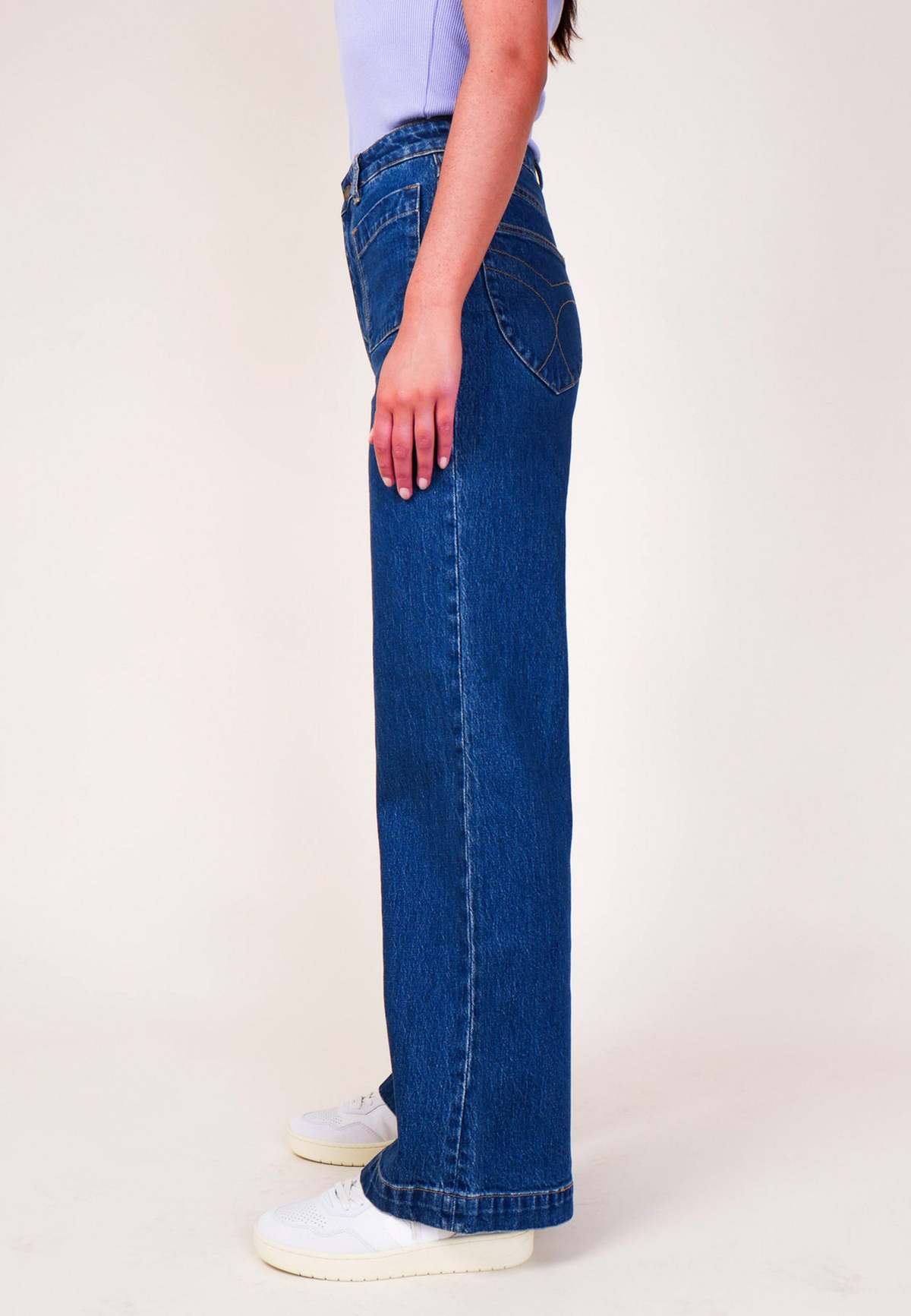 Rollas Sailor Jeans - Eco Ruby Blue - Image 6 of 7