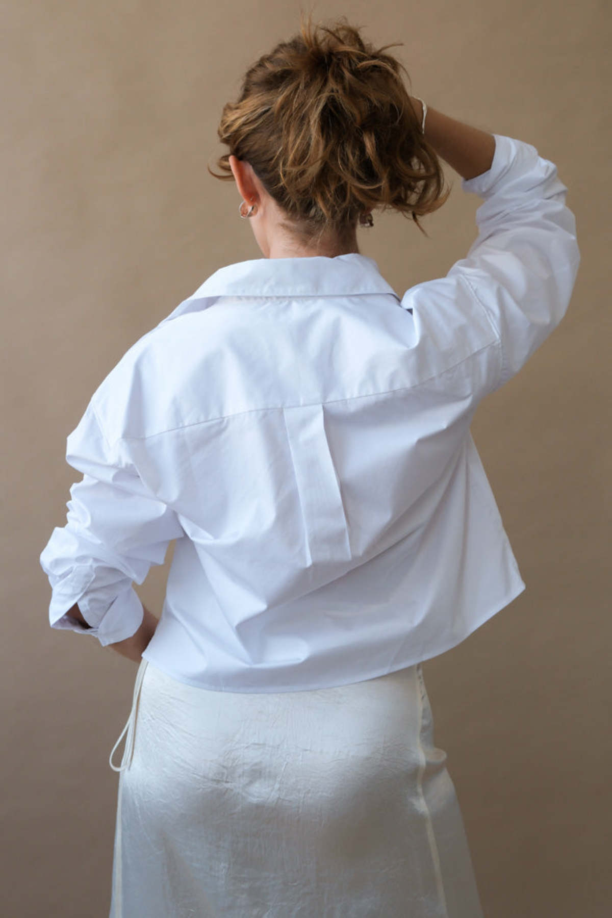 soldout.nyc Cropped Everything Shirt - White - Image 4 of 8