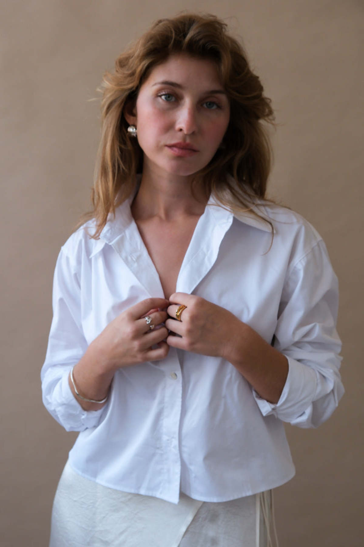 soldout.nyc Cropped Everything Shirt - White - Image 5 of 8