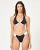 L*Space Dolce Bikini Bottom - Black-Cream - Thumbnail 2