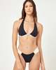 L*Space Dolce Bikini Bottom - Black-Cream - Thumbnail 4