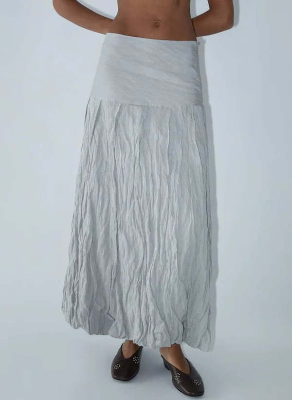 【関税込み】Paloma Wool グレー Sluto マキシスカート Paloma Wool Sluto Skirt - Grey | Garmentory