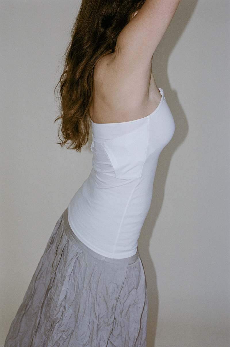 Paloma Wool Folded Crew - White | Garmentory