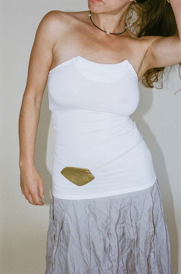 Paloma Wool Folded Crew - White | Garmentory