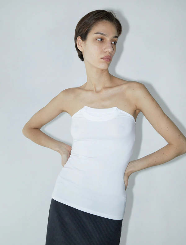 Paloma Wool Folded Crew - White | Garmentory