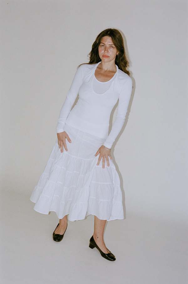 Paloma Wool Long Etoile Skirt - White | Garmentory