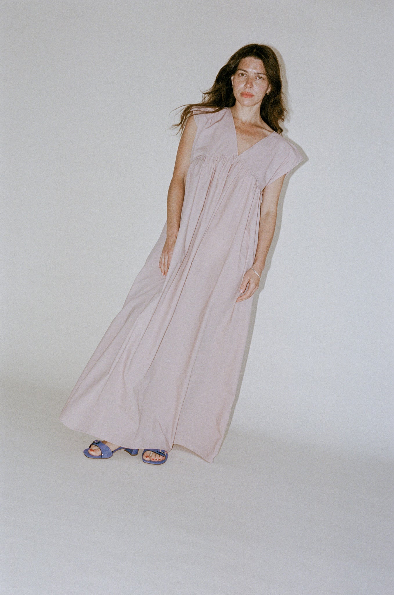baserange｜2025ss CABLE DRESS Cable Dress in Assortment | Organic cotton poplin | en