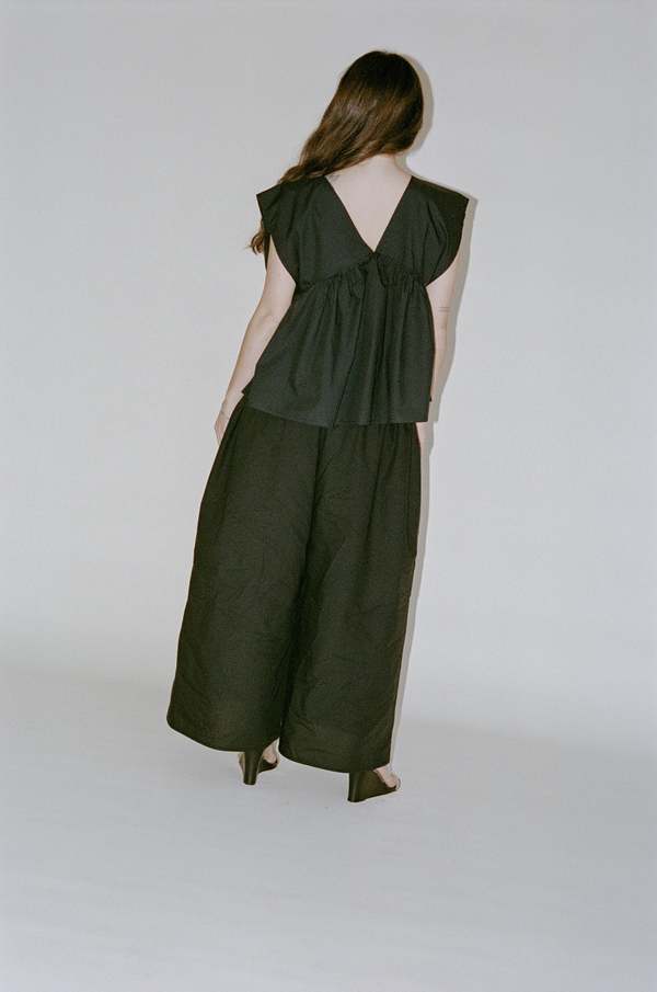 Baserange Cable Top - Black | Garmentory
