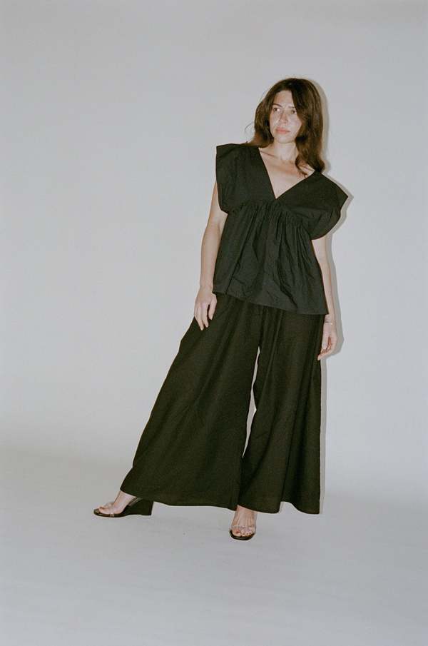 Baserange Cable Top - Black | Garmentory