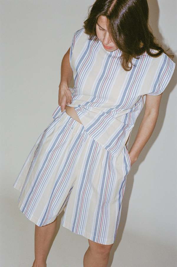 Baserange Stave Shorts - Martinique Stripe | Garmentory