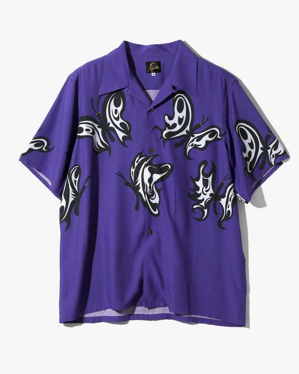 Needles x Kae Tanaka S/S One-Up Shirt KT Papillon Shirt - Purple
