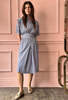 LES PRAIRIES DE PARIS Robe Jackot Dress - Blue Roma Stripe - Thumbnail 2
