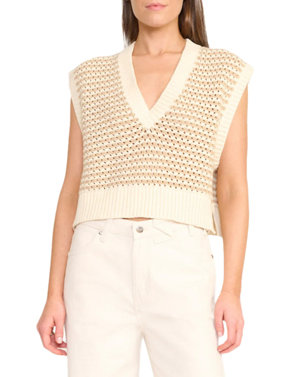 Staud Americana Sweater - Breeze Creme