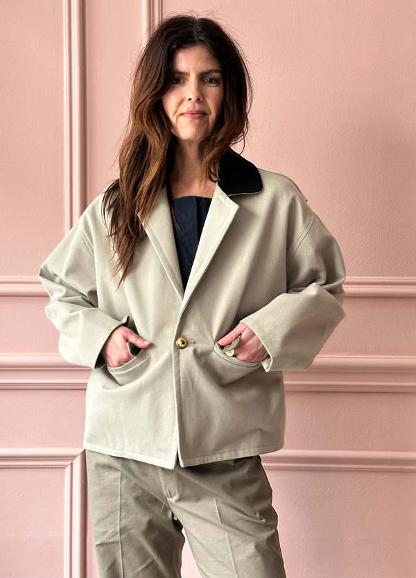 LES PRAIRIES DE PARIS Georges Jacket - Tan/Black