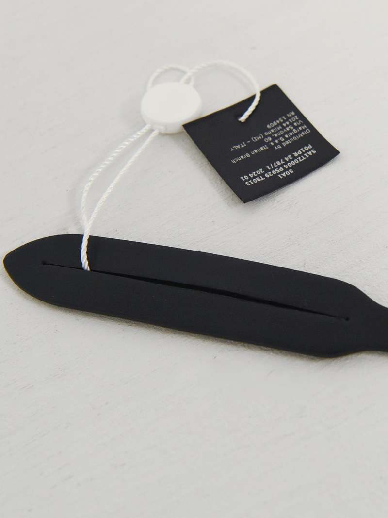◆Maison Margiela◆4 ステッチブラック ラゲッジタグ Maison Margiela 24AWモデル メゾン マルジェラ ユニセックス 4