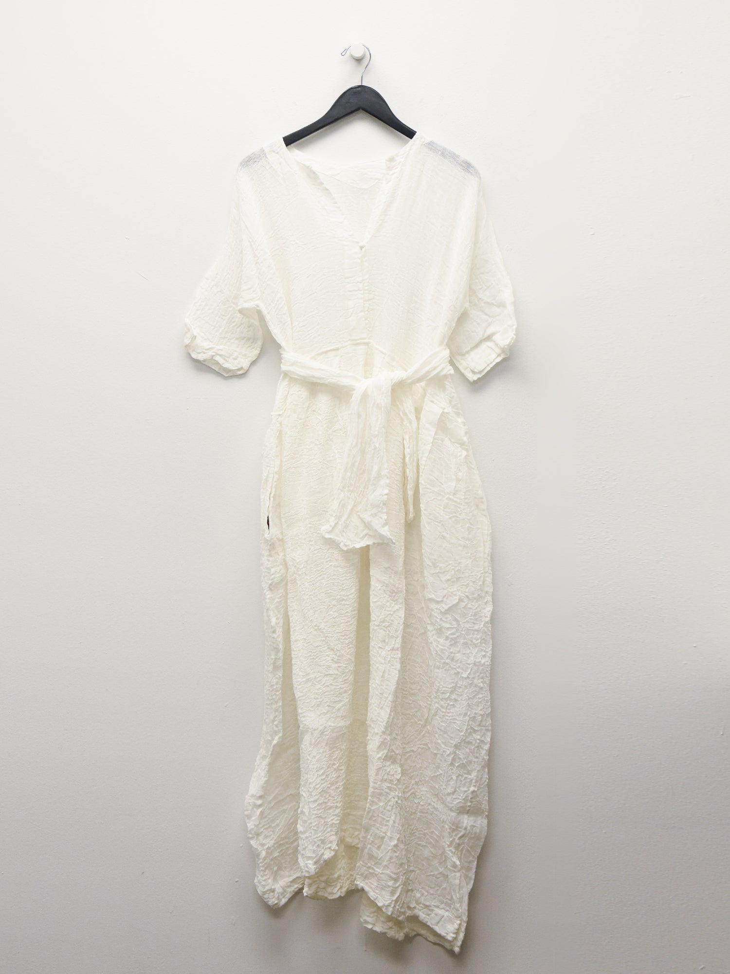 DANIELA GREGIS Cotton Long Dress - White | Garmentory