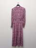 Isabel Marant Etoile Daloa Long Dress - Raspberry - Thumbnail 1