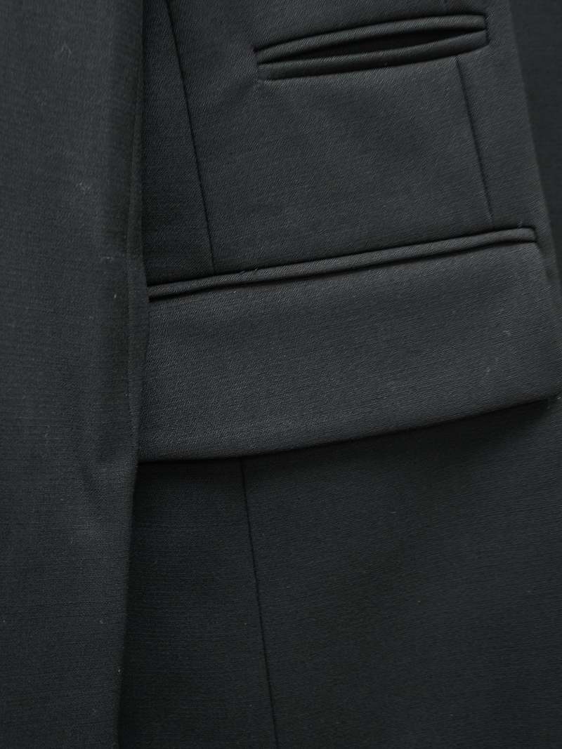 Chlo Double-Breasted Wool Blazer - Black