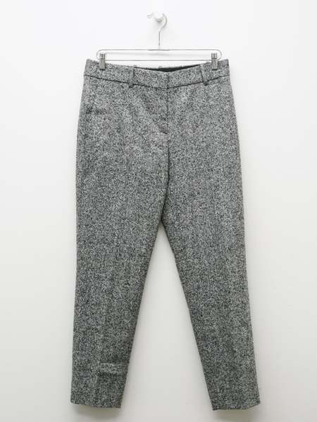 Ermanno Scervino Herringbone Trousers - Grey | Garmentory