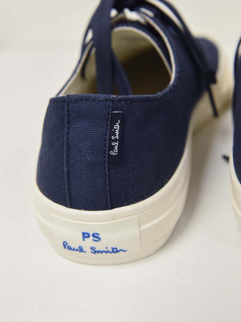 PAUL SMITH Kinsey Canvas Low-Top Sneakers - Blue | Garmentory