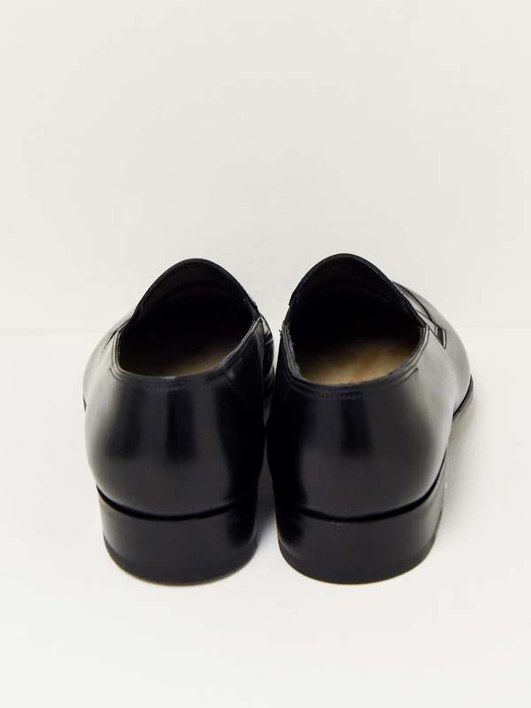John Lobb Montgomery Leather Loafers - Black | Garmentory