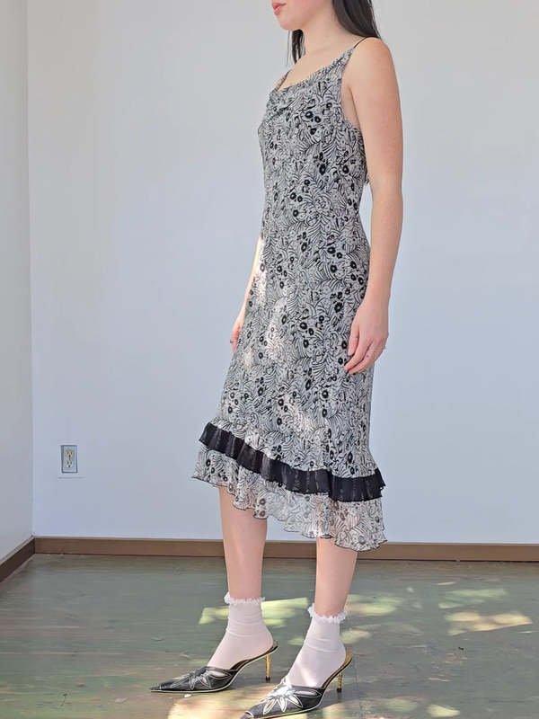 jonathan martin maxi dress 90s 'Jonathan Martin.com' Rose Maxi Dress  EarthWindandVintage