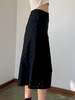 Vintage Yojhi Y's Asymmetrical Skirt Pants - Black - Thumbnail 4