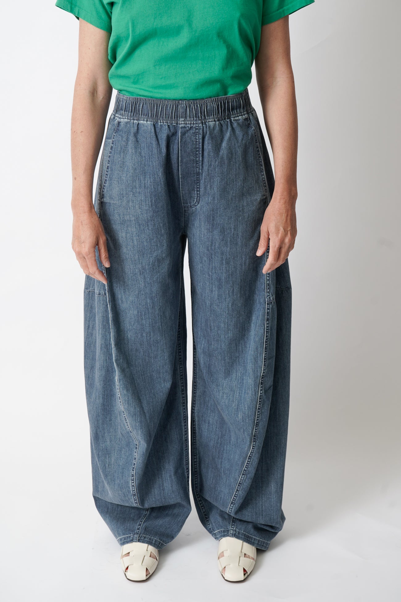 【BAON】Annivo Summer Slav Denim Pants ADVENTURE AWAITS DENIM PANTS – Arco Avenue