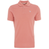 Barbour Tartan Pique Polo Shirt - Pink Clay - Thumbnail 5