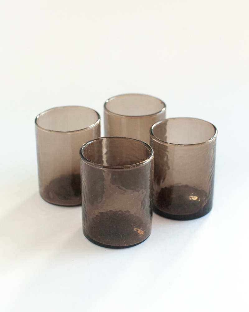 Creative Women Recycled Hammered Glasses Set of 4