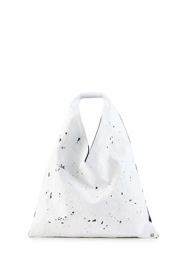 MM6 Maison Margiela Classic Japanese Paint Handbag - Black/White