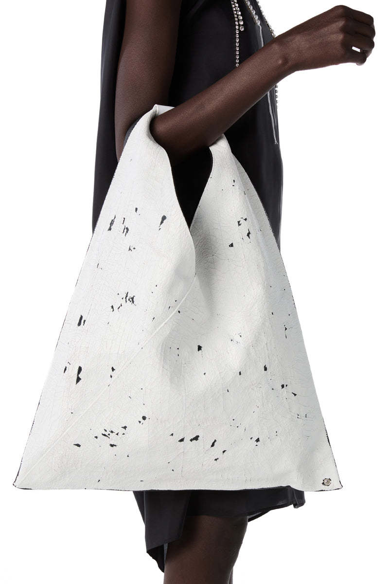 MM6 Maison Margiela Classic Japanese Paint Handbag - Black