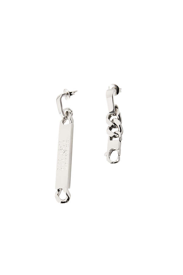 MM6 Maison Margiela Numbers Motif Drop Earrings | Garmentory
