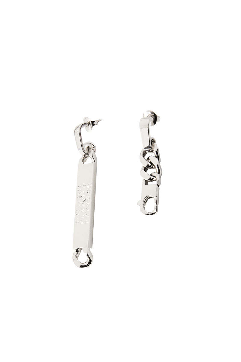 MM6 Maison Margiela Numbers Motif Drop Earrings | Garmentory