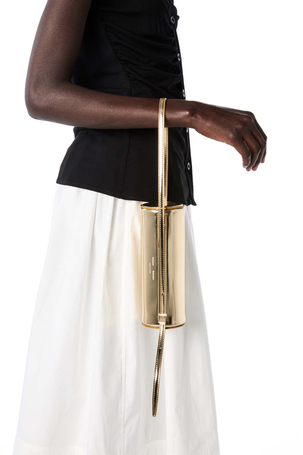 Proenza Schouler Silo Bag - Gold - Image 2 of 6