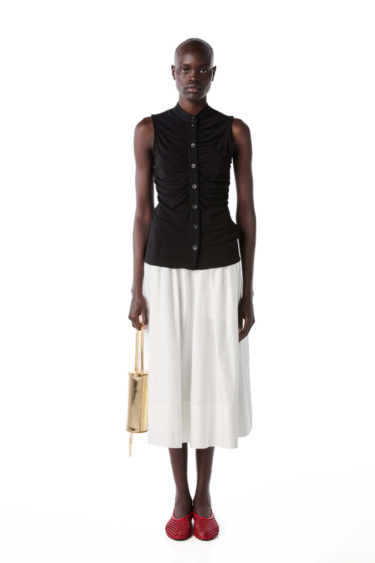 Proenza Schouler Silo Bag - Gold - Image 6 of 6