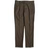Fresh Nervi Pleated Chino Pants - Dark Brown - Thumbnail 1