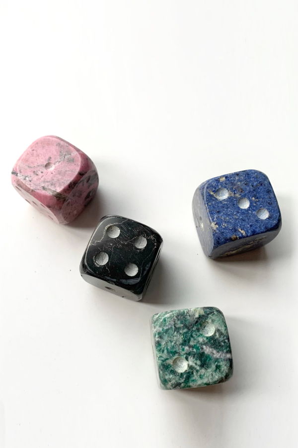 Dar Proyectos Giant gemstone Dice - set of 2 